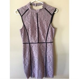Purple lace dress
